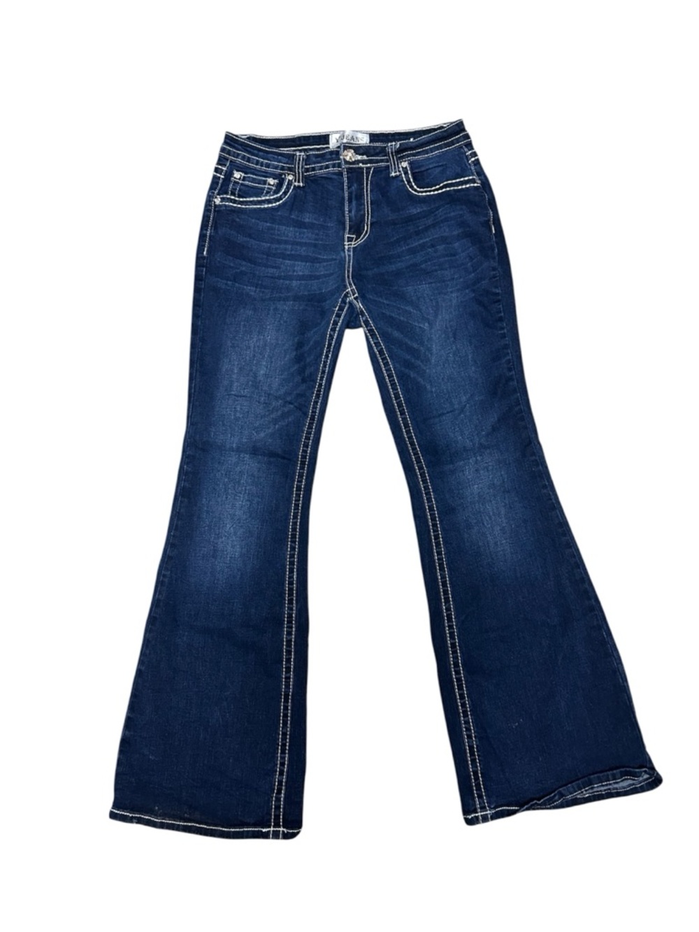 Women's Dark Blue Flare Jeans